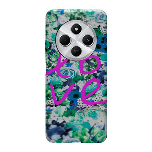 Coque Xiaomi Redmi 14C Love Floral | Housse silicone, antichocs, protection optimale - Motif floral